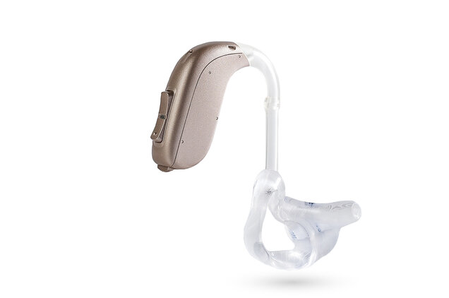 Hörgerät Modell des Typs Hinter-dem-Ohr-Hörsysteme
